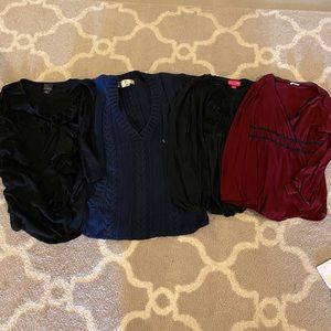 Size small maternity tops